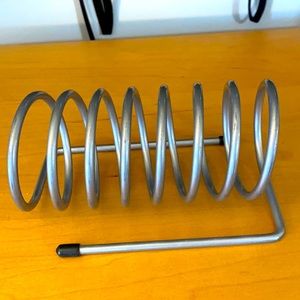 Vintage Spiral Metal Letter/Note/Bill Holder